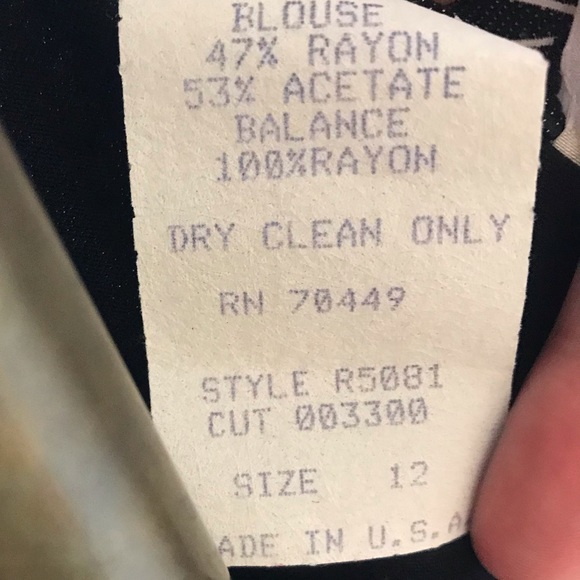 Vintage Ric Rac D Frank floral red & black Vest! - Picture 9 of 11